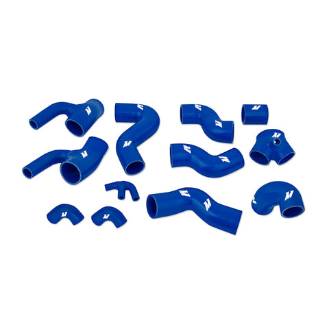 Mishimoto MMHOSE-S4-97TBL Silicone Turbo Hose Kit  Blue  Fits Audi S4 1997-2002