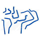 Mishimoto MMHOSE-SUB-ANCBL Silicone Ancillary Hoses  Blue  Fits Subaru Impreza WRX 2001-2005