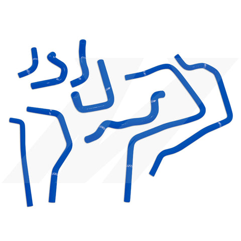 Mishimoto MMHOSE-SUB-ANCBL Silicone Ancillary Hoses  Blue  Fits Subaru Impreza WRX 2001-2005