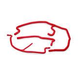 Mishimoto MMHOSE-VET-05ANCRD Silicone Ancillary Hose Kit  Red  Fits Chevrolet C6 Corvette/Z06 2005-2008