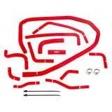 Mishimoto MMHOSE-WRX-15ANCRD Silicone Ancillary Hose Kit  Red  Fits Subaru WRX 2015-2021