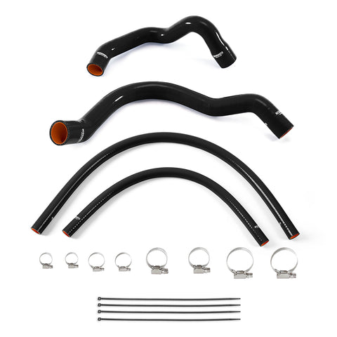 Mishimoto MMHOSE-XJ6-92KBK Silicone Radiator And Heater Hose Kit  Black  Fits Jeep Cherokee XJ 4.0L 1991-01