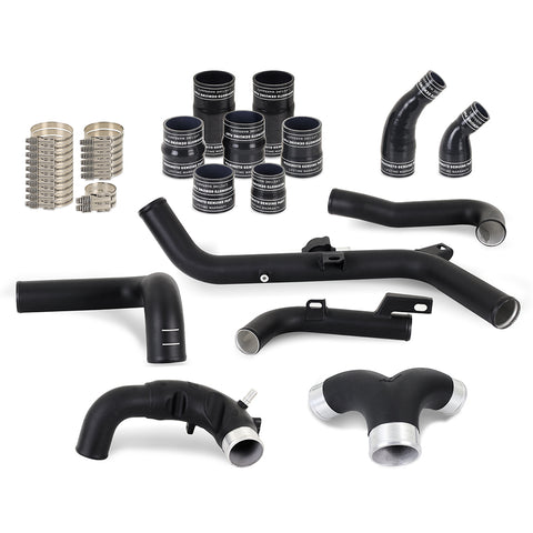 Mishimoto MMICP-BR27-21UHBK Intercooler Pipe Kit  Black  High-Mount  Fits Ford Bronco 2.7L EcoBoost 2021+