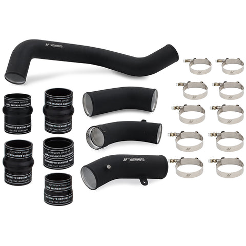 Mishimoto MMICP-DMAX-17KWBK Intercooler Pipe Kit  Black  Fits Chevrolet/GMC 6.6L Duramax 2017-2019