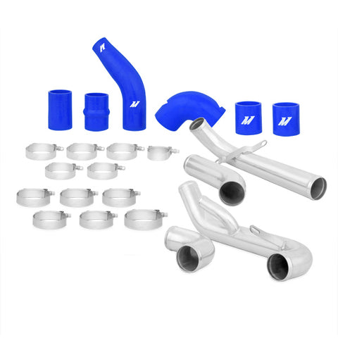 Mishimoto MMICP-EVO-10BL Intercooler Pipe Kit  Blue  Fits Mitsubishi Lancer Evolution X 2008-2015