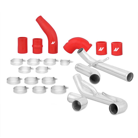 Mishimoto MMICP-EVO-10RD Intercooler Pipe Kit  Red  Fits Mitsubishi Lancer Evolution X 2008-2015