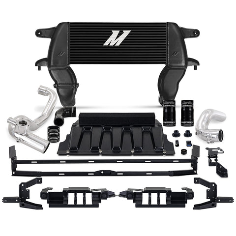 Mishimoto MMINT-BR23-21HKBKP Intercooler Kit  Black/Polished  High-Mount  Fits Ford Bronco 2.3L 2021+