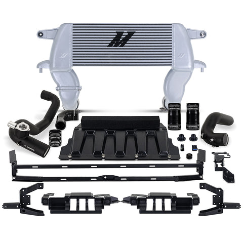 Mishimoto MMINT-BR23-21HKSLBK Intercooler Kit  Silver/Black  High-Mount  Fits Ford Bronco 2.3L 2021+