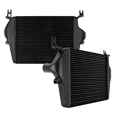 Mishimoto MMINT-F2D-03TBK Cast End Tank Replacement Intercooler  Black  Fits Ford 6.0L Powerstroke 2003-07