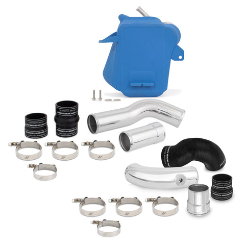 Mishimoto MMINT-F2D-11KBLP Air-to-Water Intercooler Kit  Blue/Polished  Fits Ford 6.7L Powerstroke 2011+