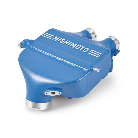 Mishimoto MMINT-F80-15CYMB Performance Air-to-Water Intercooler  Yas Marina Blue  Fits BMW F8X M3/M4 15-20