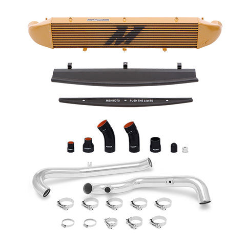Mishimoto MMINT-FIST-14KPG Intercooler Kit  Gold/Polished  Fits Ford Fiesta ST 2014-2019