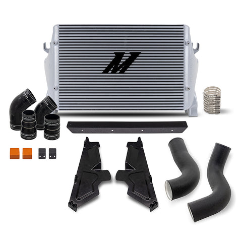 Mishimoto MMINT-RAM-19KSLWBK Intercooler Kit  Silver/Black  Fits Ram 6.7L Cummins 2019-2024