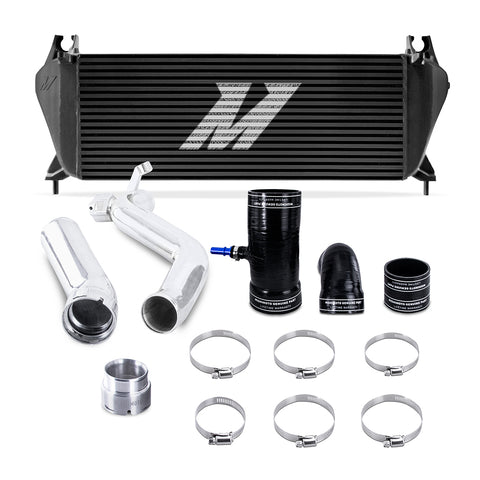 Mishimoto MMINT-RGR-19KBKP Intercooler Kit  Black/Polished  Fits Ford Ranger EcoBoost 2.3L 2019-2023