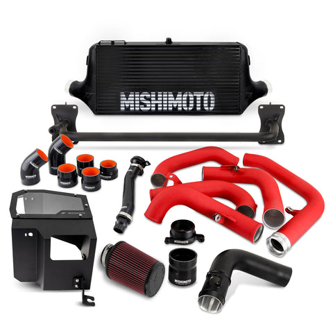 Mishimoto MMINT-WRX-22AIBKRD Front Mount Intercooler Kit W/ Intake  Fits Subaru WRX 2022+