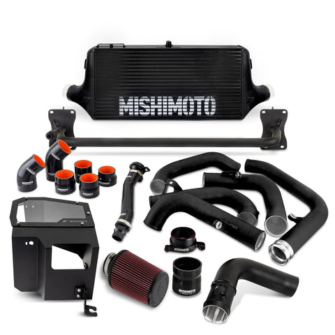 Mishimoto MMINT-WRX-22AIBKBK Front Mount Intercooler Kit  Black/Black  W/ Intake  Fits Subaru WRX 2022+