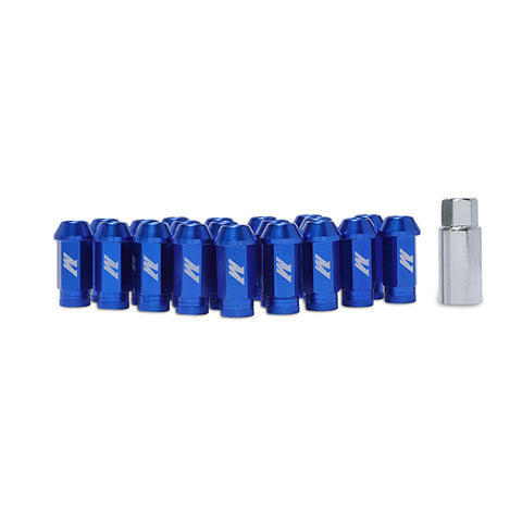 Mishimoto MMLG-15-LOCKBL Aluminum Locking Lug Nuts  Blue  M12 X 1.5