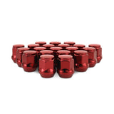 Mishimoto MMLG-AC1215-20RD Steel Lug Nuts  Red  M12x1.5  Acorn Seat 20pc Set