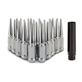 Mishimoto MMLG-SP1215-24CH Spiked Lug Nuts  Chrome  M12x1.5  24-PC Set