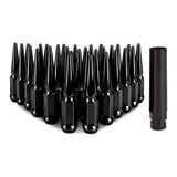 Mishimoto MMLG-SP1415-32BK Spiked Lug Nuts  Black  M14x1.5  32-PC Set