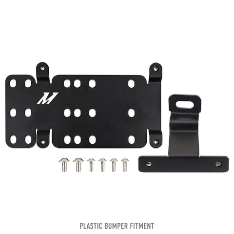 Mishimoto MMLP-BR-21S License Plate Relocation Kit  Fits Ford Bronco 2021+  Plastic Bumper