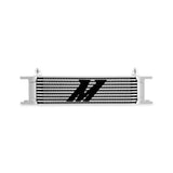 Mishimoto MMOC-10-6SL Universal Oil Cooler  10-Row  Silver  -6AN