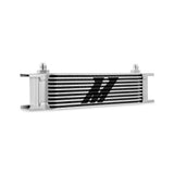 Mishimoto MMOC-10-6SL Universal Oil Cooler  10-Row  Silver  -6AN