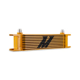 Mishimoto MMOC-10-8GD Universal Oil Cooler  10-Row  Gold  -8AN