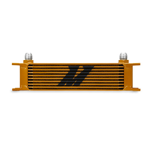 Mishimoto MMOC-10G Universal Oil Cooler  10-Row  Gold
