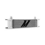 Mishimoto MMOC-10-8SL Universal Oil Cooler  10-Row  Silver  -8AN
