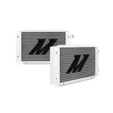 Mishimoto MMOC-19DP Universal Oil Cooler 19-Row  Silver  Dual Pass
