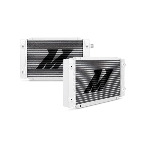 Mishimoto MMOC-19DP Universal Oil Cooler 19-Row  Silver  Dual Pass
