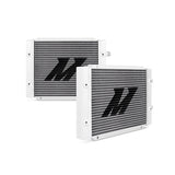 Mishimoto MMOC-25DP Universal Oil Cooler  25-Row  Silver  Dual Pass