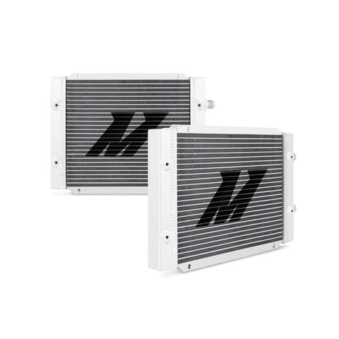 Mishimoto MMOC-25DP Universal Oil Cooler  25-Row  Silver  Dual Pass