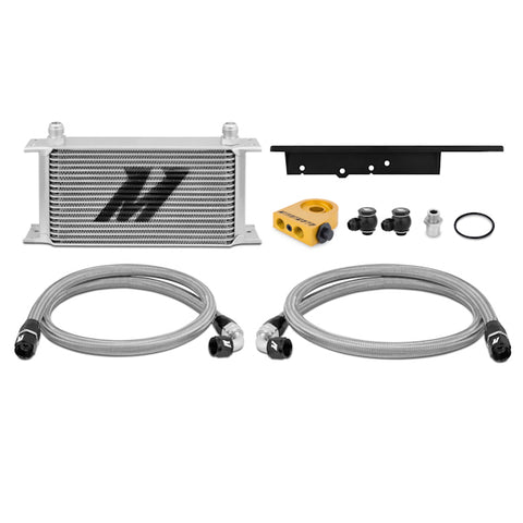 Mishimoto MMOC-350Z-03T Oil Cooler Kit  Silver  Thermostatic  Fits Nissan 350Z 2003-09