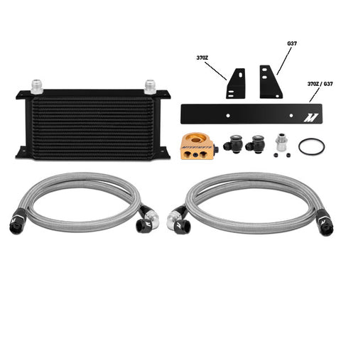 Mishimoto MMOC-370Z-09T Oil Cooler Kit  Silver  Thermostatic  Fits Nissan 370Z 2009-2020