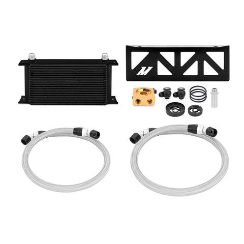 Mishimoto MMOC-BRZ-13TBK Oil Cooler Kit  Black  Thermostatic  Fits Subaru BRZ/Toyota 86/Scion FR-S 13-21