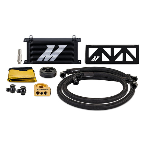 Mishimoto MMOC-BRZ-22TBK Oil Cooler Kit  Black  Thermostatic  Fits Subaru BRZ/Toyota GR86 2022+