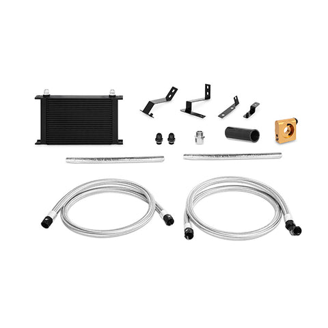 Mishimoto MMOC-CAM4-16TBK Oil Cooler Kit  Black  Thermostatic  Fits Chevrolet Camaro 2.0T 2016-2024