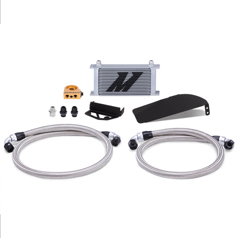 Mishimoto MMOC-CTR-17TSL Oil Cooler Kit  Silver  Thermostatic  Fits Honda Civic Type R 2017-2021