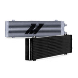 Mishimoto MMOC-DP-LSL Universal Oil Cooler  Dual Pass Bar And Plate  Silver  Large