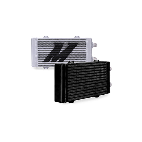Mishimoto MMOC-DP-SBK Universal Oil Cooler  Dual Pass Bar And Plate  Black  Small