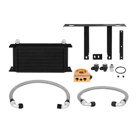 Mishimoto MMOC-GEN4-10TBK Oil Cooler Kit  Black  Thermostatic  Fits Hyundai Genesis Coupe 2.0T 2010-2012