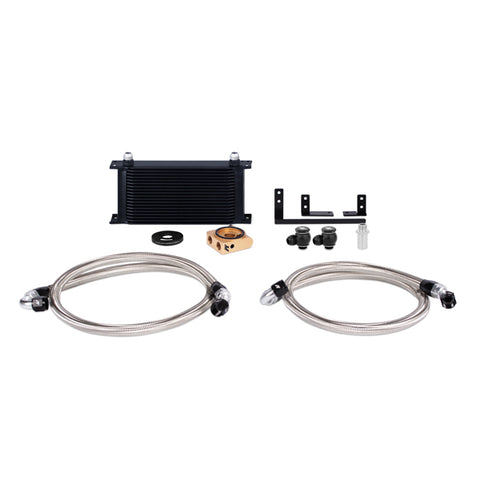 Mishimoto MMOC-MIA-16TBK Oil Cooler Kit  Black  Thermostatic  Fits Mazda Miata 2016-2018