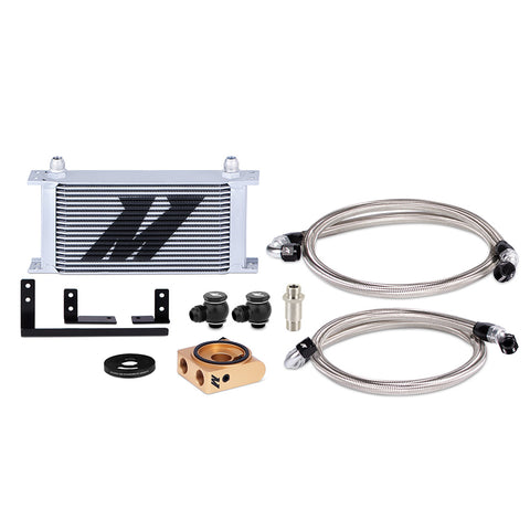 Mishimoto MMOC-MIA-19T Oil Cooler Kit  Silver  Thermostatic  Fits Mazda Miata 2019+