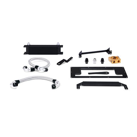 Mishimoto MMOC-MIA-99TBK Oil Cooler Kit  Black  Thermostatic  Fits Mazda Miata 1999-2005