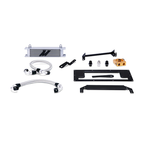 Mishimoto MMOC-MIA-99T Oil Cooler Kit  Silver  Thermostatic  Fits Mazda Miata 1999-2005