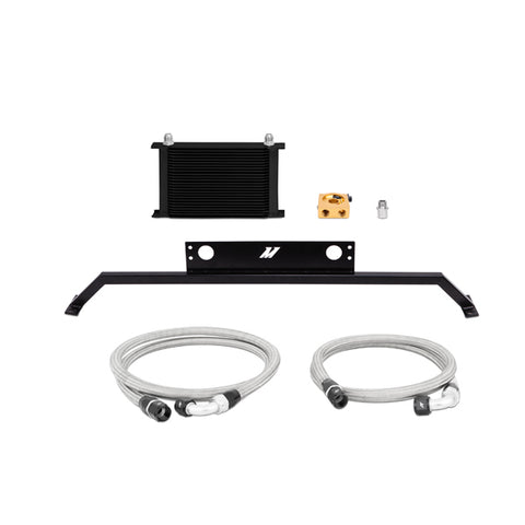 Mishimoto MMOC-MUS-11TBK Oil Cooler Kit  Black  Thermostatic  Fits Ford Mustang 5.0L 2011-2014