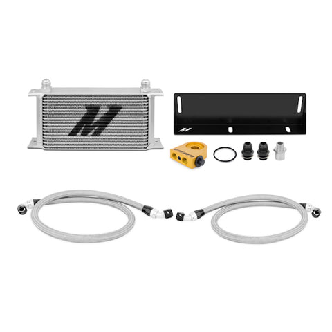 Mishimoto MMOC-MUS-79T Oil Cooler Kit  Silver  Thermostatic  Fits Ford Mustang 5.0L 1979-1993