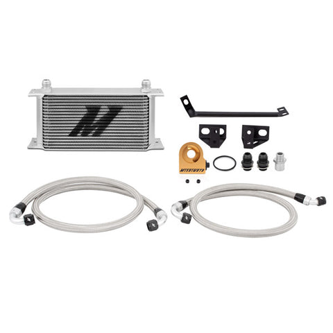 Mishimoto MMOC-MUS4-15T Oil Cooler Kit  Silver  Thermostatic  Fits Ford Mustang EcoBoost 2015-2017